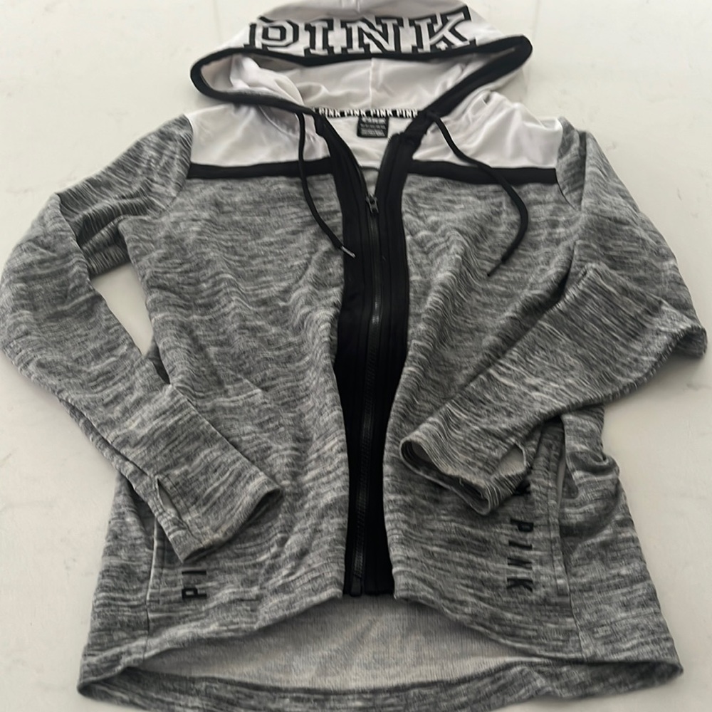 PINK Hoodie with Zipper